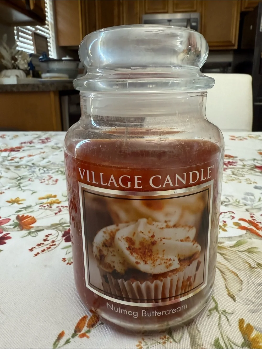 Nutmeg Buttercream Jar Candle - Brown